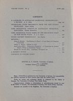 OCEANIA - A Journal devoted to the Study of the Native Peoples of Australia, New Guinea, and the Islands of the Pacific  (Volume XXXIV, No. 4, 1964)