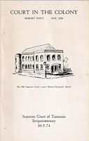 COURT IN THE COLONY - Hobart Town, May 1824