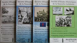 SOCIETE D'ETUDES HISTORIQUES DE LA NOUVELLE-CALEDONIE - S.E.H. BULLETINS: 206, 207, 208 & 209