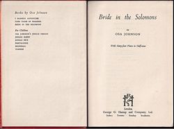 BRIDE IN THE SOLOMONS