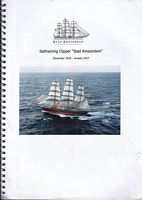 STAD AMSTERDAM - Sailtraining Clipper "Stad Amsterdam" : November 2016 - January 2017
