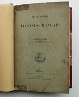 DICTIONNAIRE JAVANAIS - FRANCAIS, accompagnée de Fac-Simile et d'Exercices de Lecture