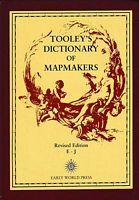 TOOLEY'S DICTIONARY OF MAPMAKERS - Revised Edition  E - J
