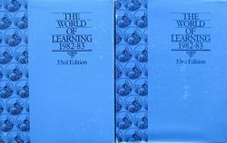 THE WORLD OF LEARNING 1982-83  (in 2 Volumes)