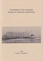 THE BULLETIN OF THE AUSTRALIAN INSTITUTE FOR MARITIME ARCHAEOLOGY - Volume 14, Number 1