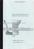 MARITIME ARCHAEOLOGICAL ASSOCIATION OF AUSTRALIA - Newsletter No. 2. 1, September 1979