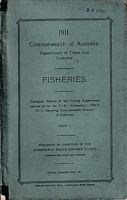 FISHERIES:  Zoological Results of the Fishing Experiments carried out by the F.I.S. "Endeavour" 1909-10, (H.C. Dannevig) - Part 1