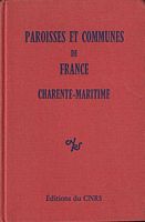 PAROISSES ET COMMUNES DE FRANCE - CHARENTE MARITIME