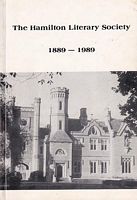 THE HAMILTON LITERARY SOCIETY  1889-1989
