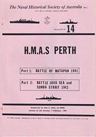 NAVAL HISTORICAL SOCIETY OF AUSTRALIA - Monograph No. 14:  H.M.A.S. PERTH