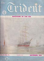 THE TRIDENT, incorporating "Blue Peter" - (Magazine of the Sea -  Vol. 10 No. 115)