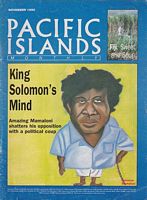 PACIFIC ISLANDS MONTHLY,  Volume 60, No. 11, November, 1990