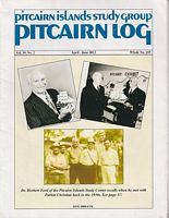 PITCAIRN LOG - Vol.  39, No. 2  (No. 155)