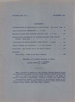 OCEANIA - A Journal devoted to the Study of the Native Peoples of Australia, New Guinea, and the Islands of the Pacific  (Volume XXII, No.2, 1951)