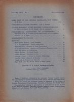 OCEANIA - A Journal devoted to the Study of the Native Peoples of Australia, New Guinea, and the Islands of the Pacific  (Volume XXIII, No.1, 1952)