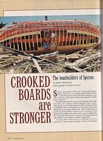CROOKED BOARDS ARE STRONGER: The Boatbuilders of Spetses, Greece  (in WoodenBoat Magazine No.121)
