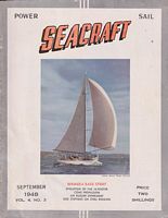 POWER & SAIL SEACRAFT - Aquatic Magazine Covering the Australasian Waterfront.  Vol. 4, No. 3, September 1948