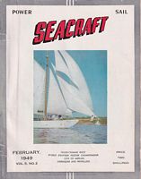 POWER & SAIL SEACRAFT - Aquatic Magazine Covering the Australasian Waterfront.  Vol. 5, No. 2, February 1949