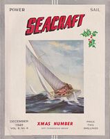 POWER & SAIL SEACRAFT - Aquatic Magazine Covering the Australasian Waterfront.  Vol. 6, No. 6, December 1949