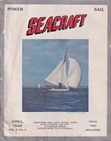 POWER & SAIL SEACRAFT - Aquatic Magazine Covering the Australasian Waterfront.  Vol. 3, No.3, April, 1948