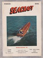 POWER & SAIL SEACRAFT - Aquatic Magazine Covering the Australasian Waterfront.  Vol. 13, No.2 (June 1953)