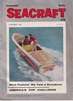 POWER & SAIL SEACRAFT - Aquatic Magazine Covering the Australasian Waterfront.  Vol. 23, No.4 (November 1959)