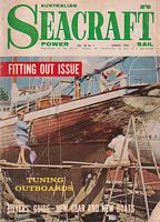 POWER & SAIL AUSTRALIAN SEACRAFT MAGAZINE  Vol. 29, No.1 (August 1962)