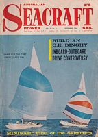 POWER & SAIL AUSTRALIAN SEACRAFT MAGAZINE  Vol. 29, No.2 (September 1962)