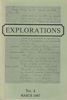 EXPLORATIONS  -  Bulletin devoted to the study of Franco-Australian Links,  No. 4