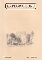 EXPLORATIONS  -  Bulletin devoted to the study of Franco-Australian Links,  No. 8
