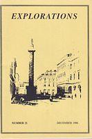 EXPLORATIONS  -  Bulletin devoted to the study of Franco-Australian Links,  No. 21