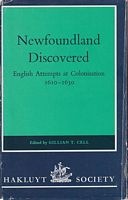 NEWFOUNDLAND DISCOVERED, English Attempts at Colonisation, 1610-1630
