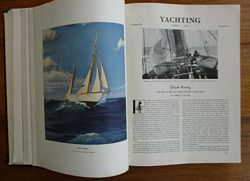 YACHTING MAGAZINE -  1936 / 1937