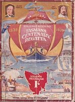 TASMAN'S CENTENARY REGATTA - Official Souvenir Programme  (19th February to 22nd February 1938)
