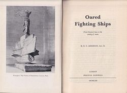 OARED FIGHTING SHIPS, From Classical Times to the Coming of Steam